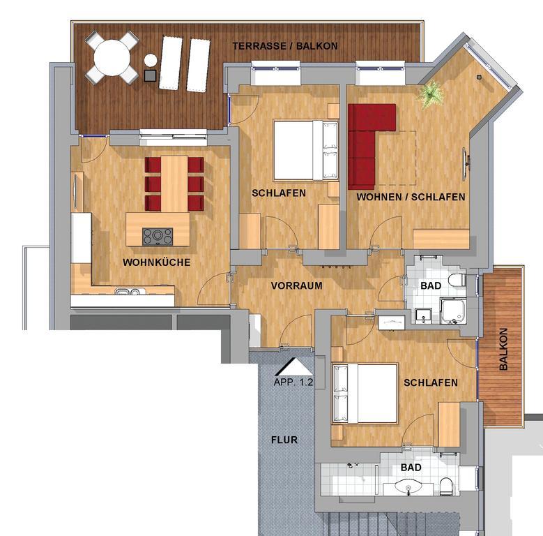 Appartements Schwaighofer Kössen 客房 照片